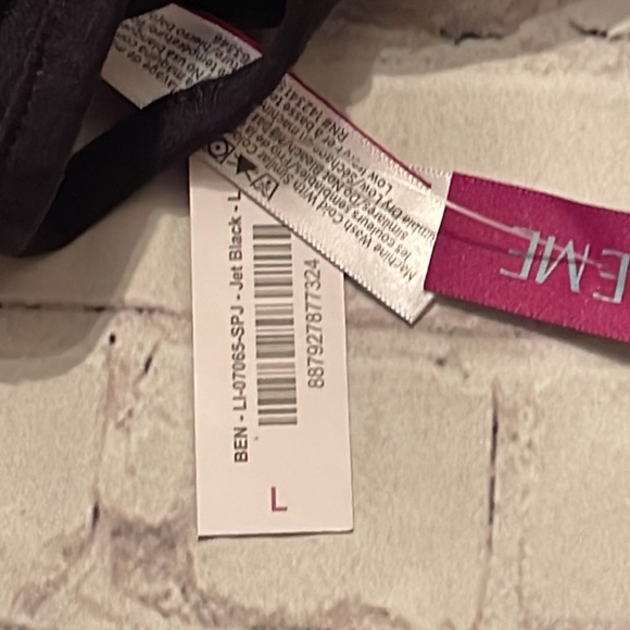 NWT- “ADORE ME” 2 pc PJ SET BLACK LACE SZ LG - Picture 6 of 6